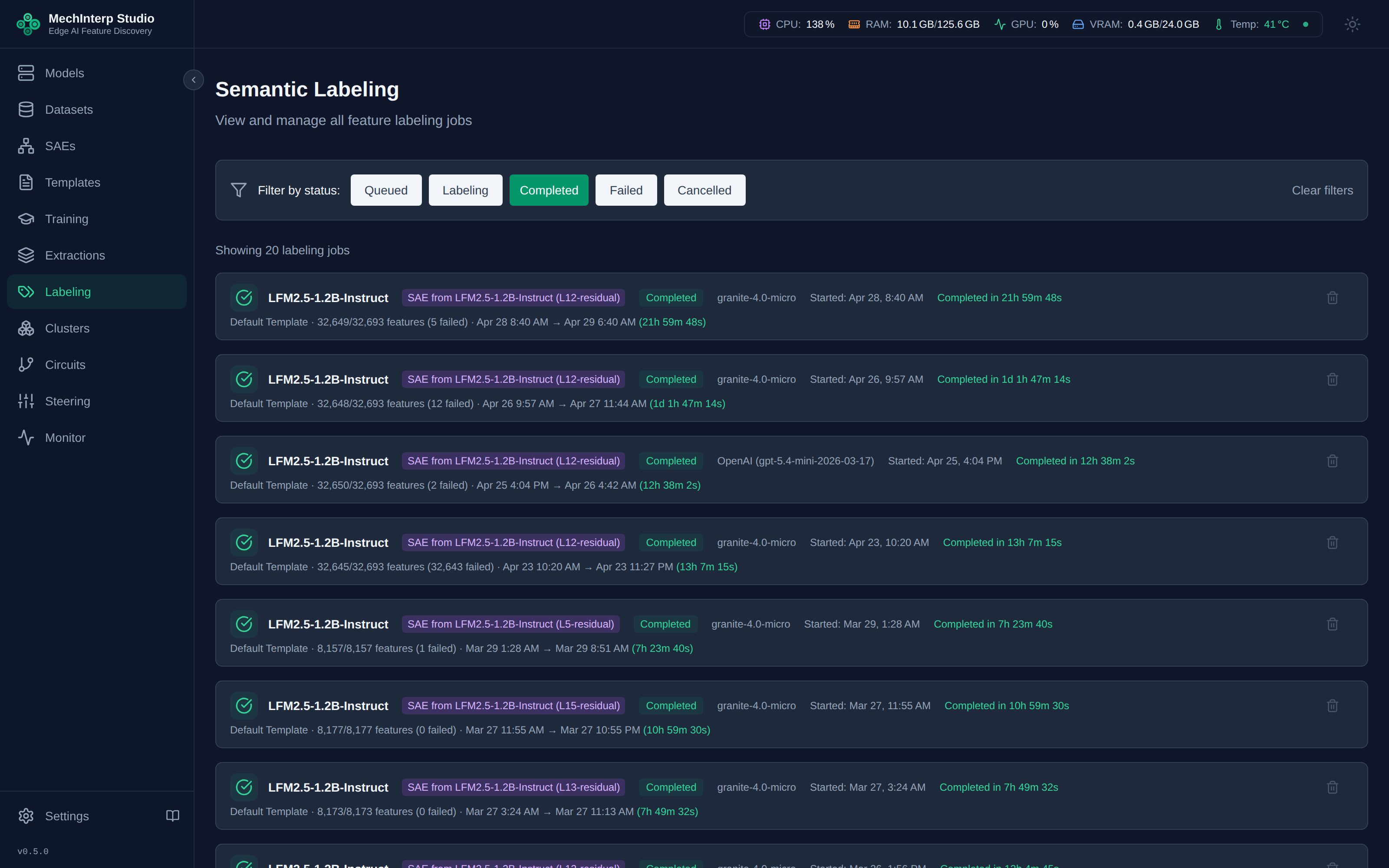 Labeling Job Progress — Real-time progress and labeled results